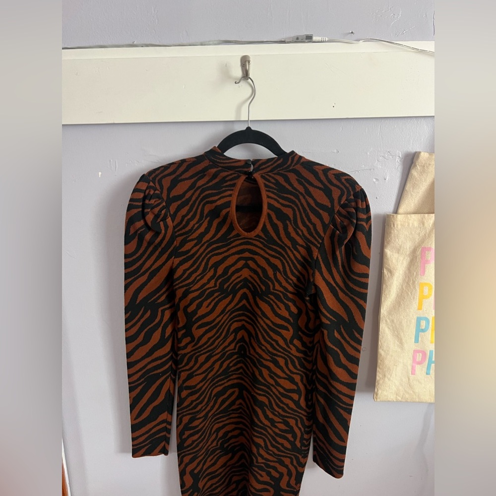 Zebra Pattern Dress - image 3